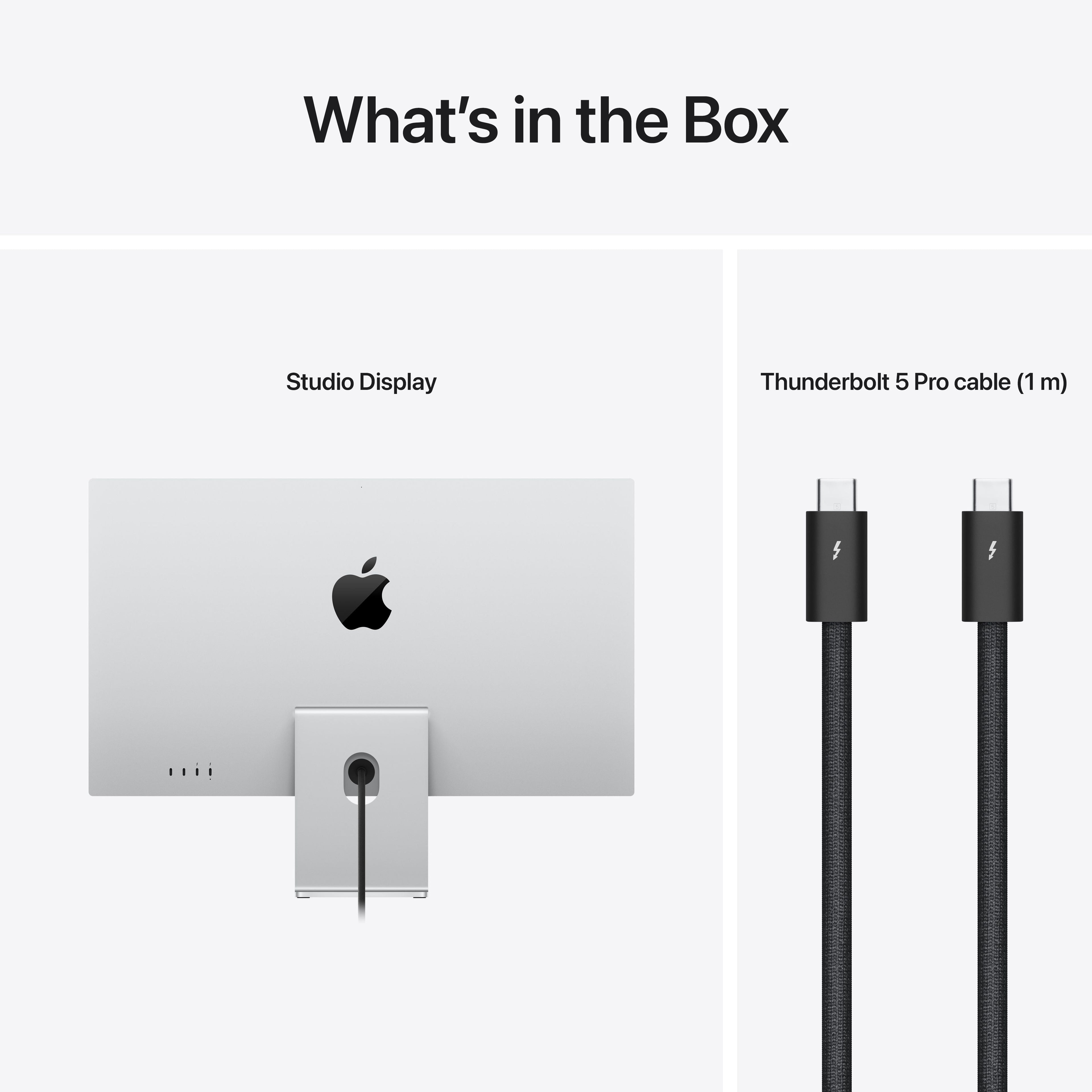 Apple Studio Display - Standard glass - Tilt- and height-adjustable stand - MFEW4LL/A - (2026)