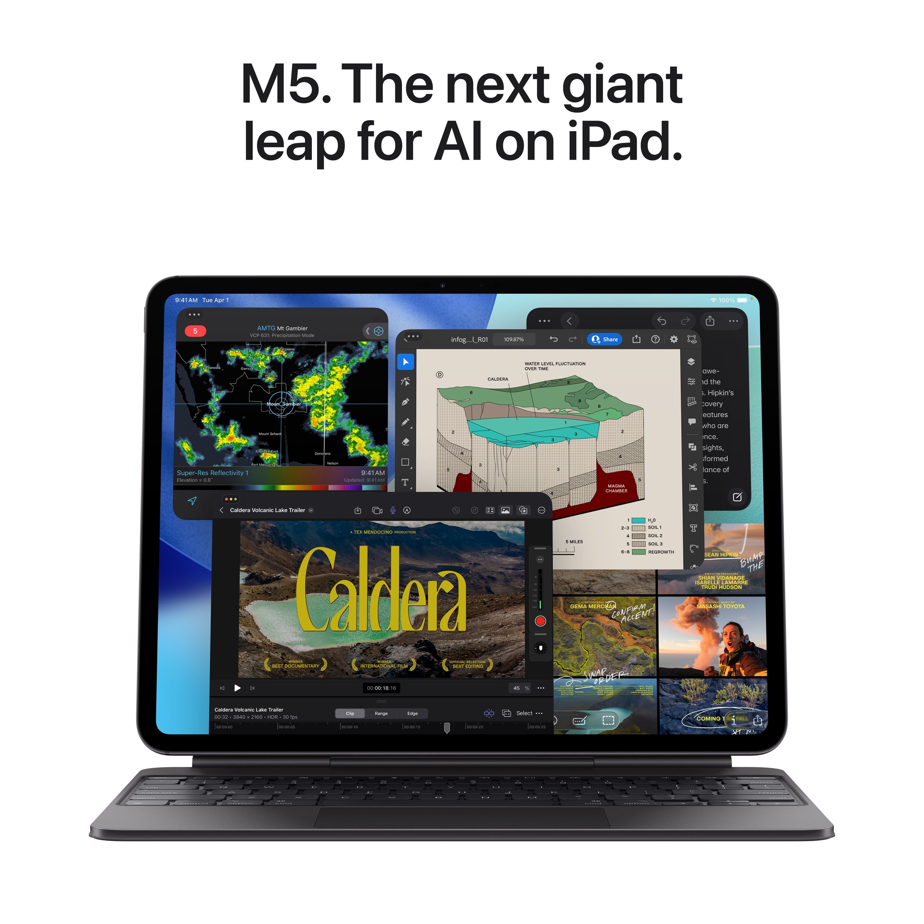 Apple 13-in iPad Pro (M5) Wi-Fi 256GB Standard Glass - Space Black - MDYJ4LL/A - (Oct 2025)