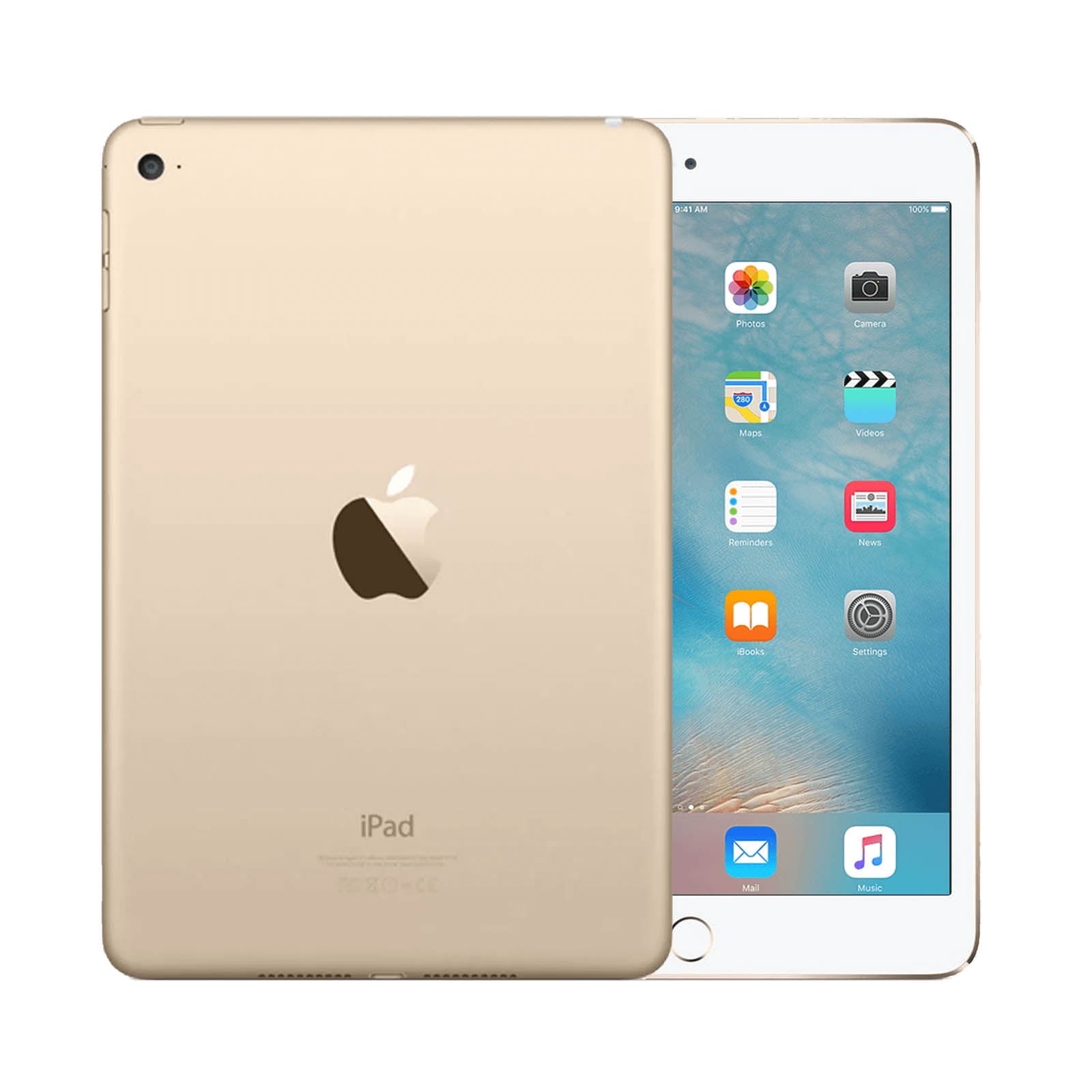 Restored Apple iPad Mini 4 Wi-Fi 128GB Gold (Refurbished)