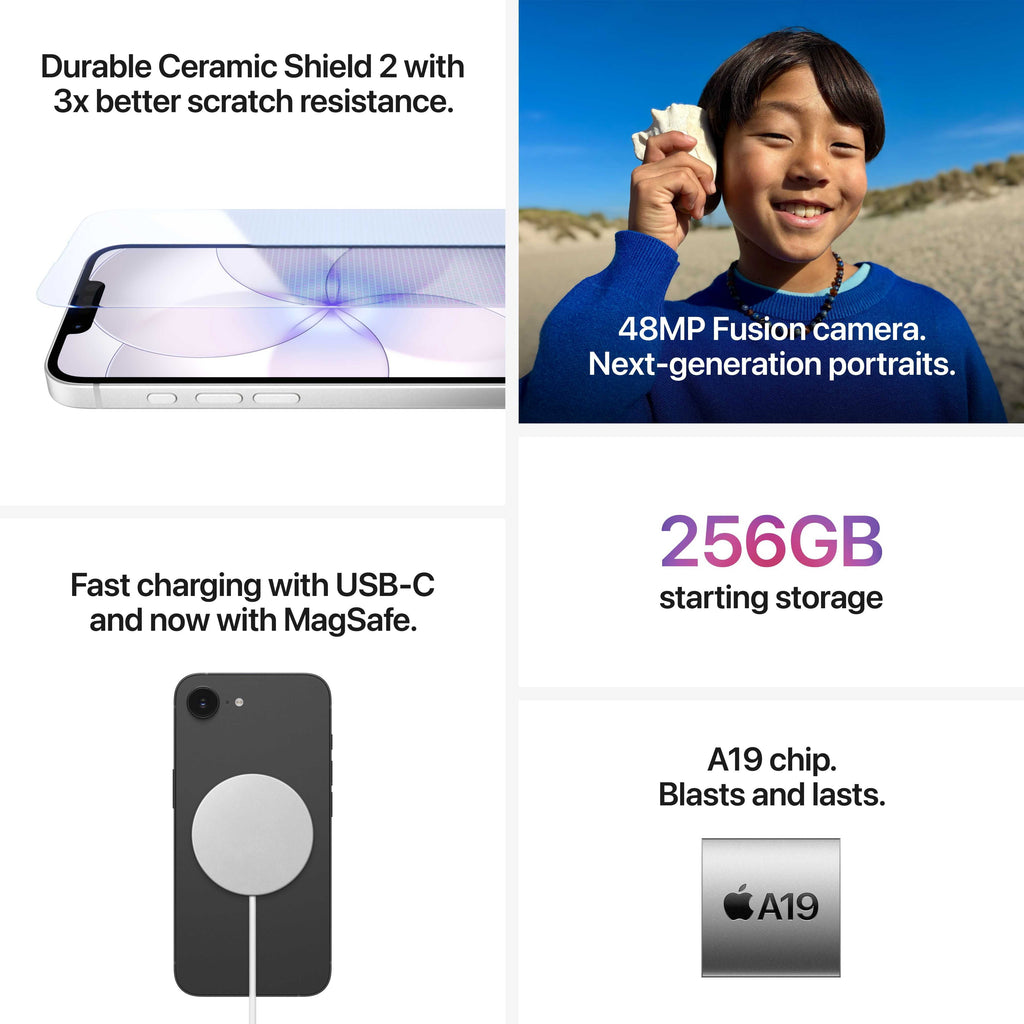 Verizon iPhone 17e 256GB White