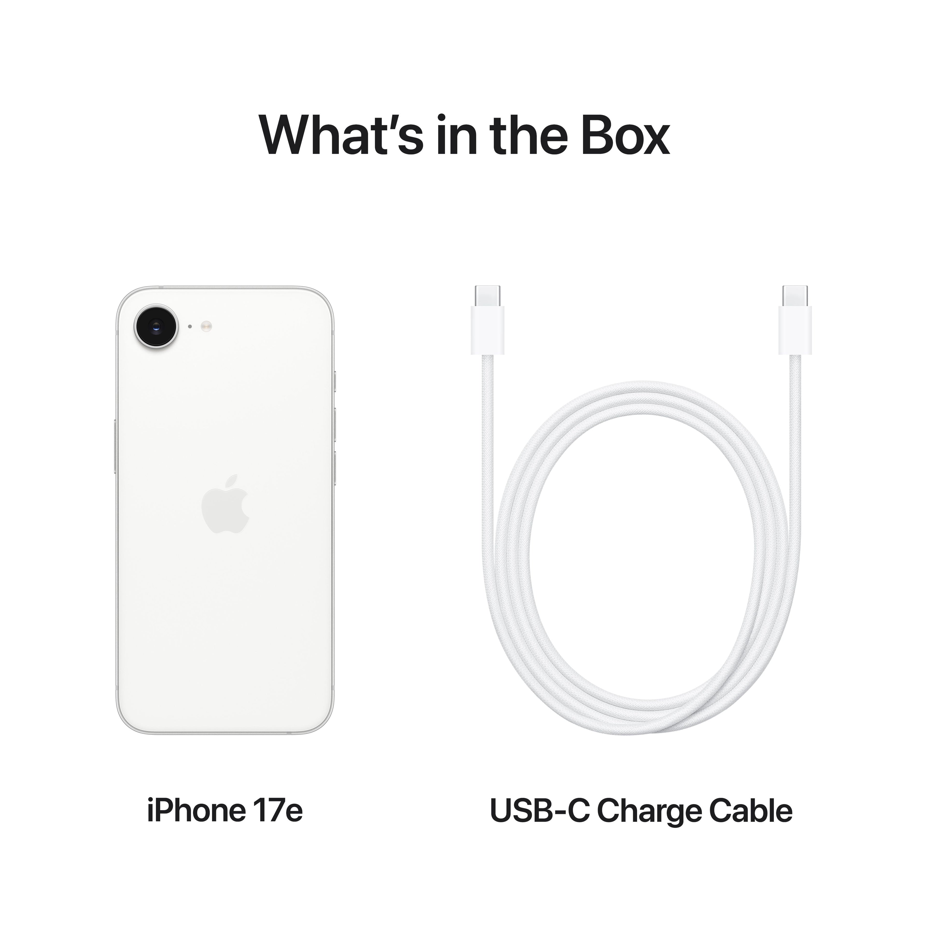 Verizon iPhone 17e 256GB White