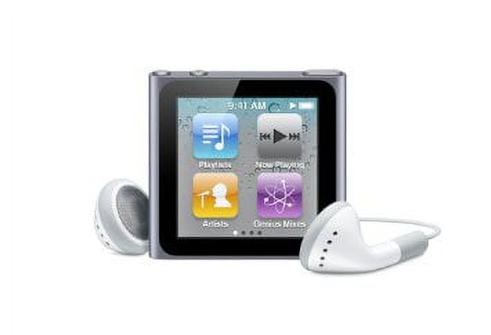 Pre-Owned Apple iPod Nano 6th Gen 8GB Graphite, MP3 Player + 1 YR CPS Warranty!